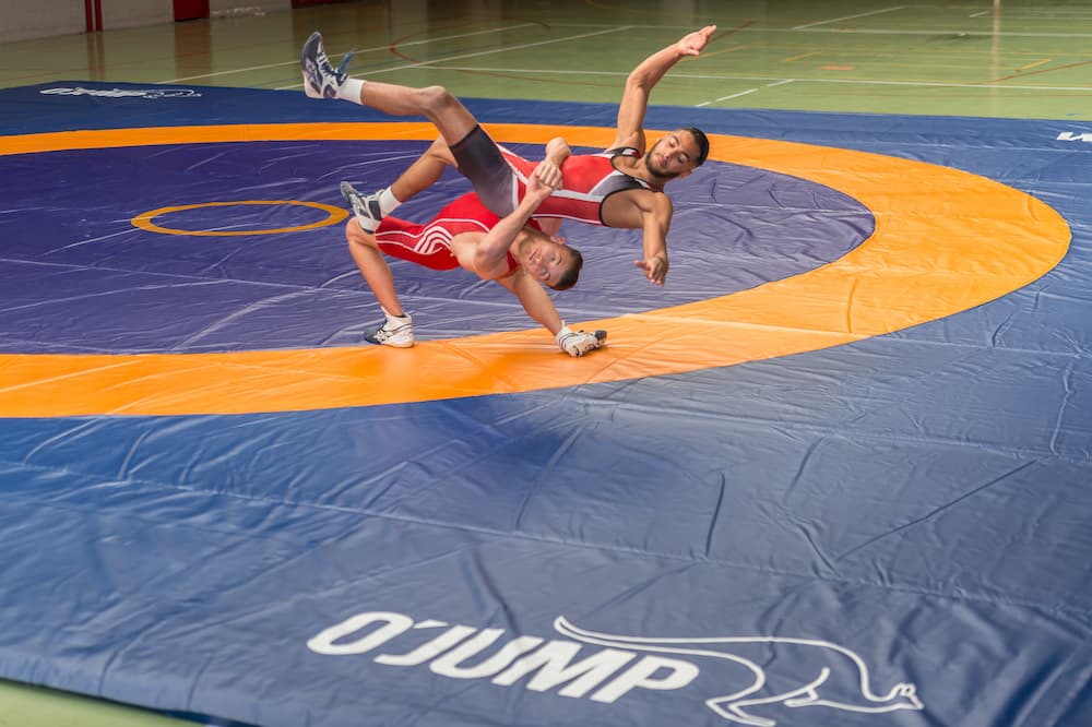 olympic wrestling mat